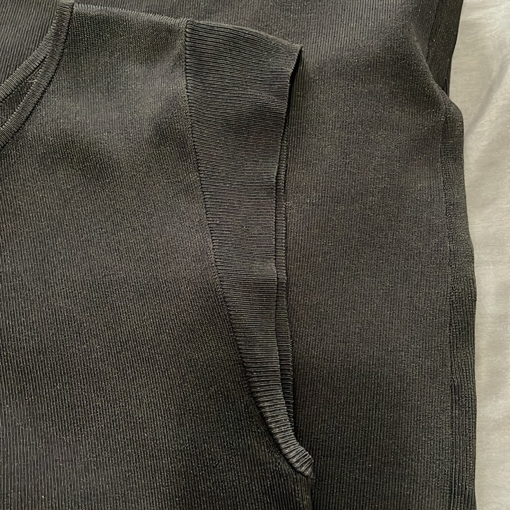 NWOT Aritzia Babaton Body-con Elegant Black Sleeveless Dress Size XXS - Picture 13 of 13